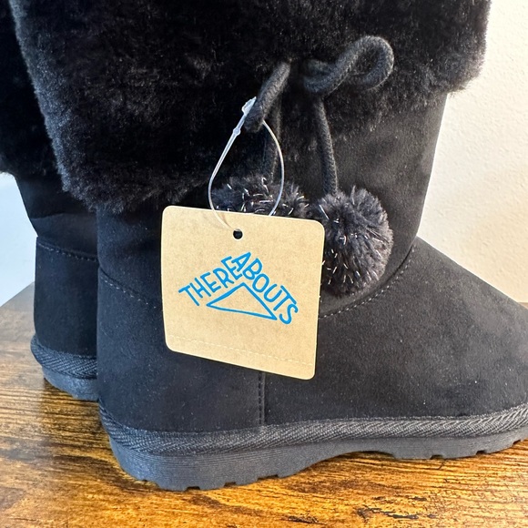 Thereabouts Girls Aubree Flat Heel Winter Boots NWT Size 3 - Picture 8 of 8